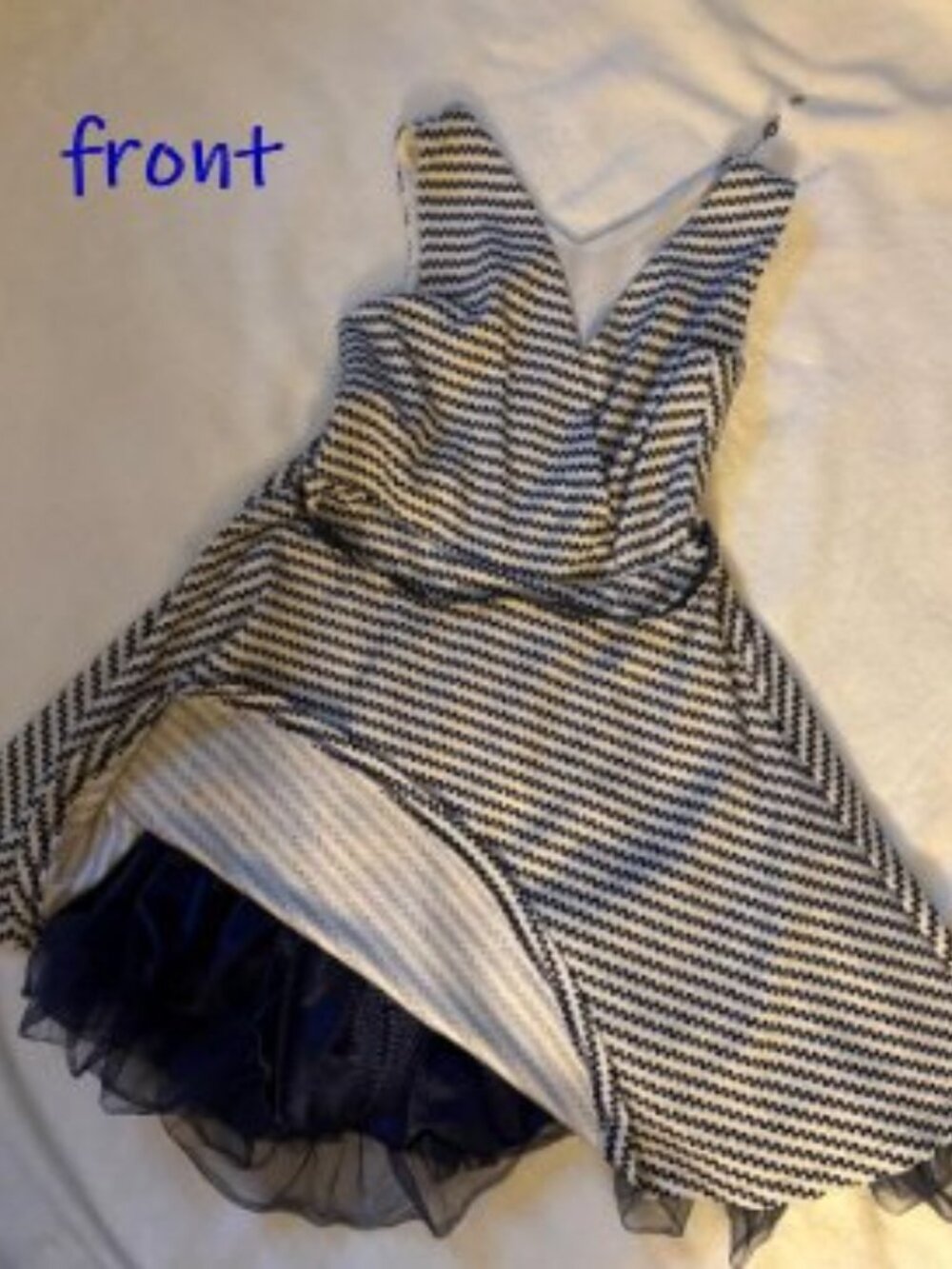 Knitworks Tulle Textured Skater Dress Girls Size 8